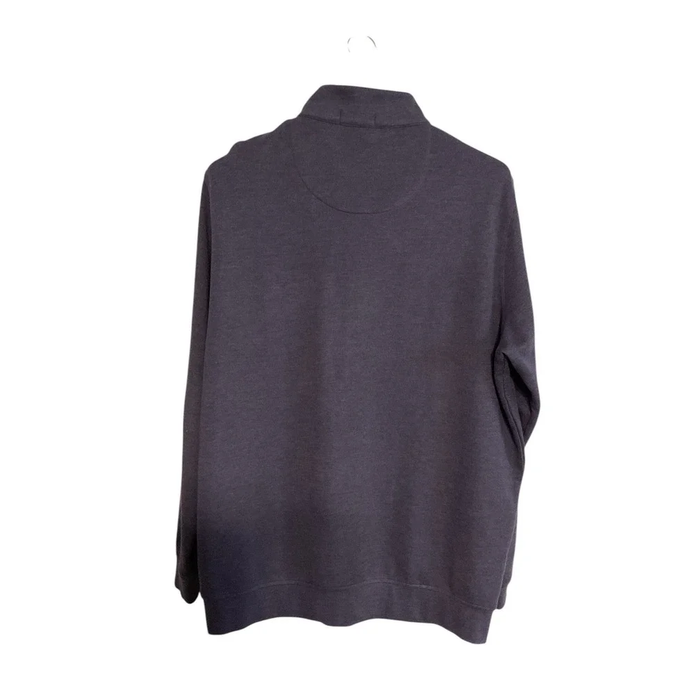 Peter‎ Millar Crown Comfort Interlock Pima Modal Purple Zip Pullover Large